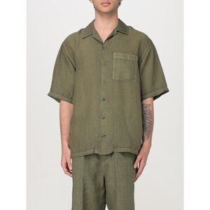 120% Lino Shirt Men Coffee